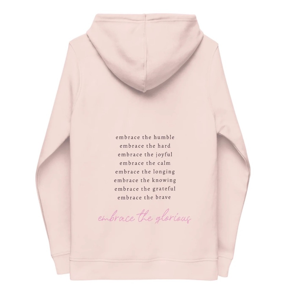 Embrace the Glorious Mantra Yoga Bitch Unisex Relaxed Fleece Hoodie NWT